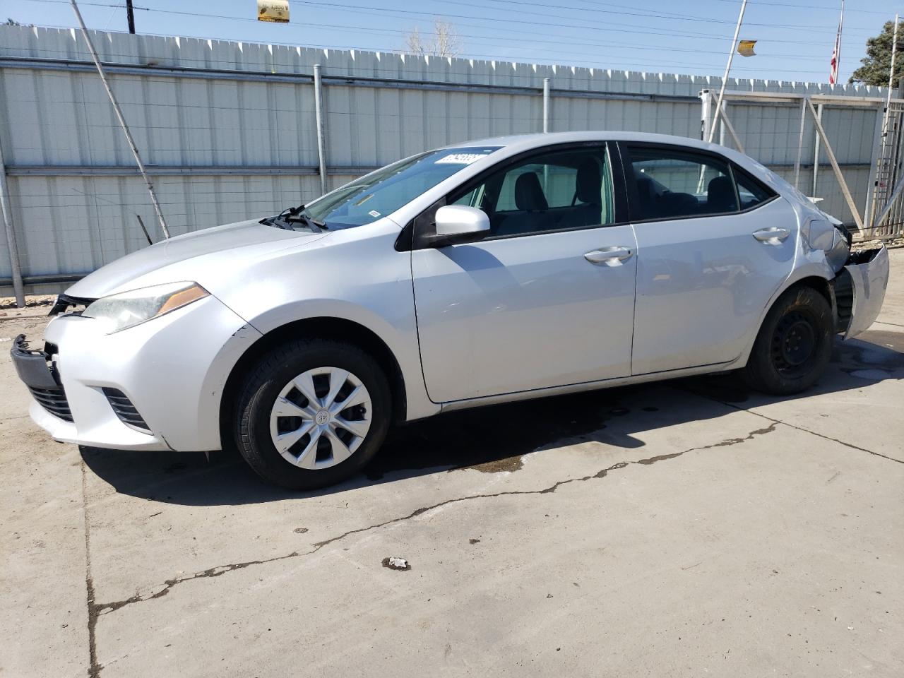 2015 Toyota Corolla L en Venta en Littleton, CO - Rollover
