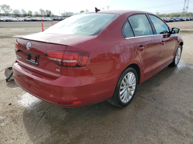 VOLKSWAGEN JETTA 2016 Бордовый