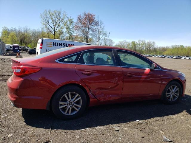  HYUNDAI SONATA 2015 Red
