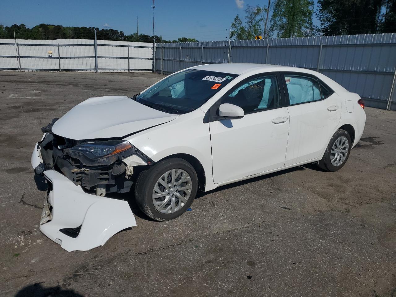 2019 Toyota Corolla L 1.8L zu verkaufen in Dunn, NC - Front End