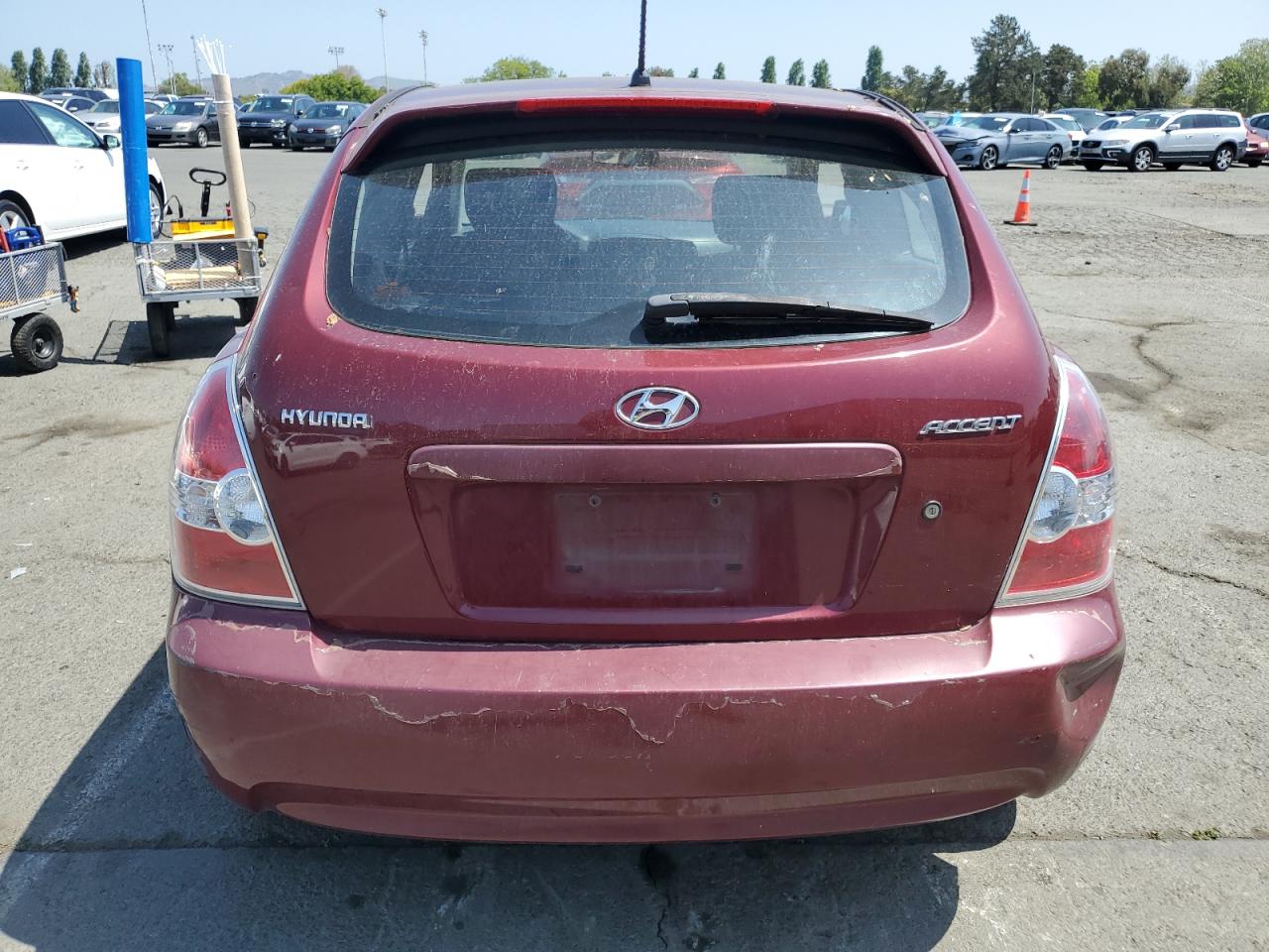2007 Hyundai Accent Se VIN: KMHCN36C17U041253 Lot: 55353065
