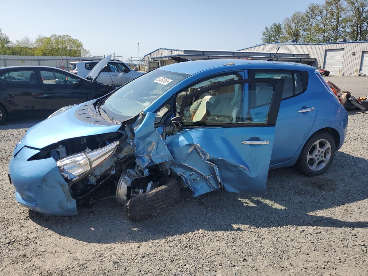 2011 Nissan Leaf Sv за продажба в Arlington, WA - Front End