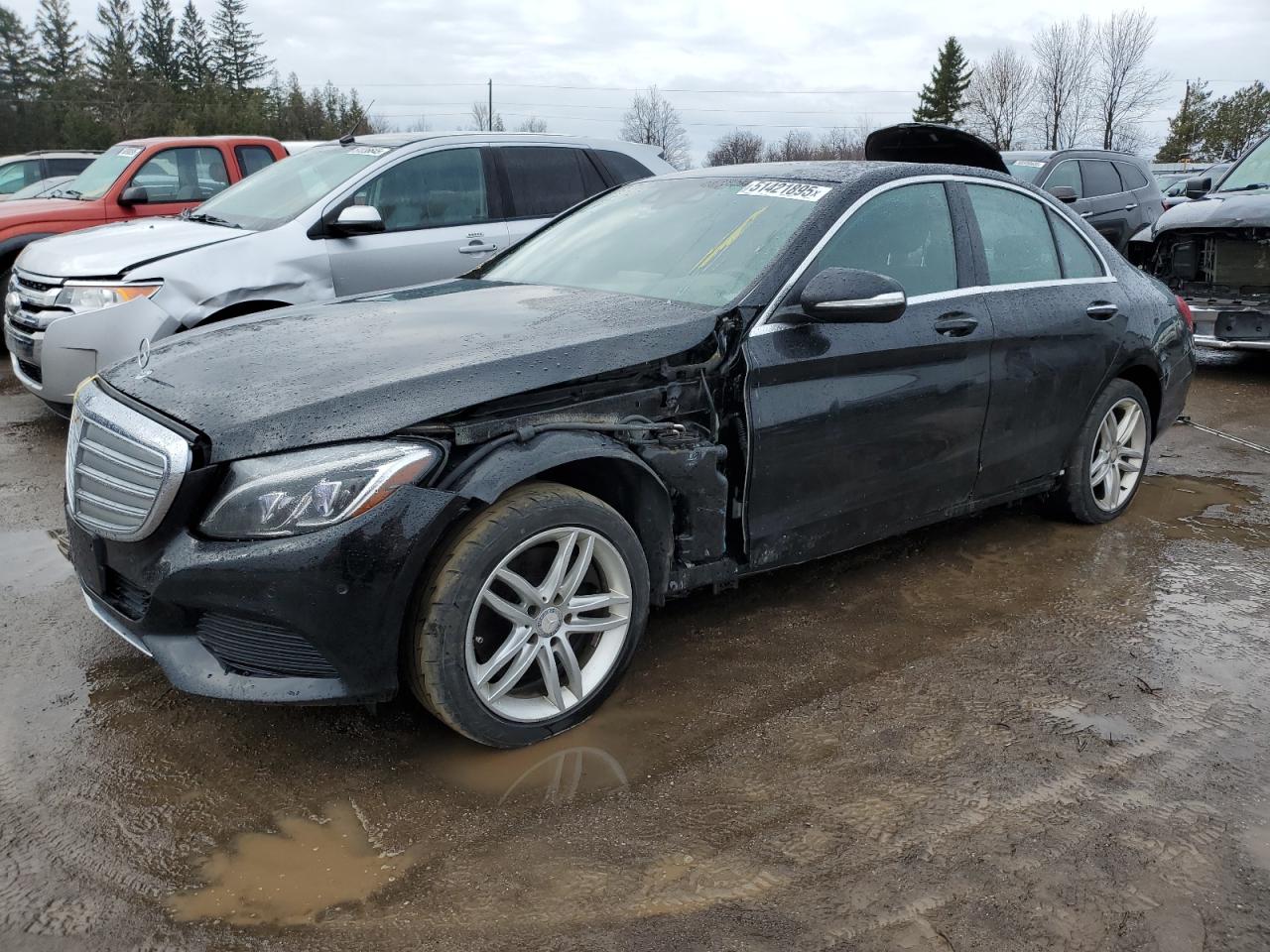 2015 Mercedes-Benz C 300 4Matic للبيع في Bowmanville، ON - Front End