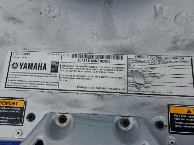 2022 YAMAHA SIDEWINDER