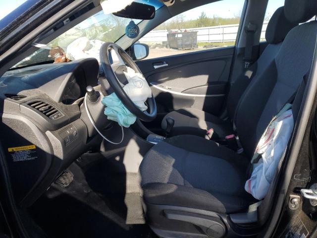 Hatchbacks HYUNDAI ACCENT 2013 Czarny