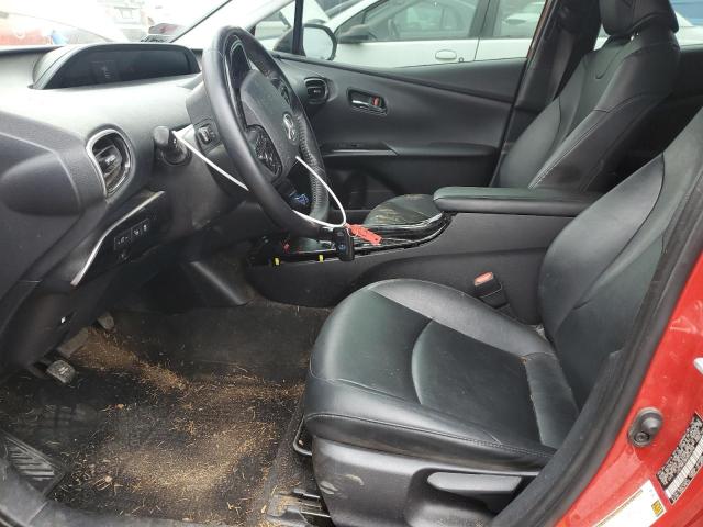  TOYOTA PRIUS 2022 Красный