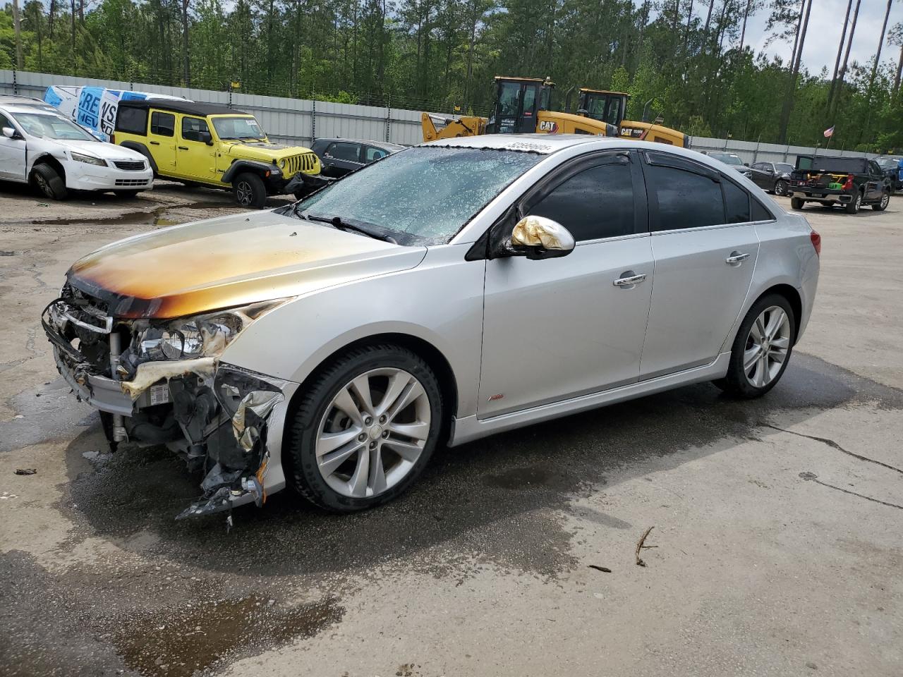 2014 Chevrolet Cruze Ltz იყიდება Harleyville-ში, SC - Burn - Engine