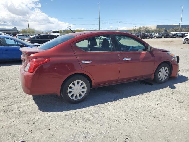  NISSAN VERSA 2017 Czerwony