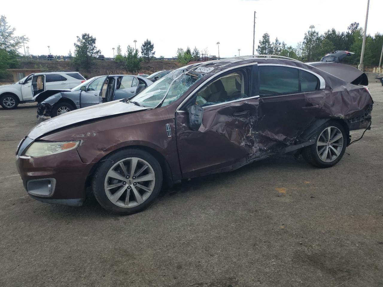2009 Lincoln Mks на продаже в Gaston, SC - All Over