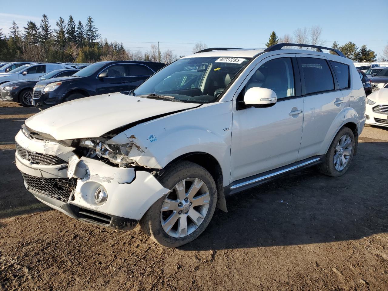2012 Mitsubishi Outlander Gt de vânzare în Bowmanville, ON - Front End