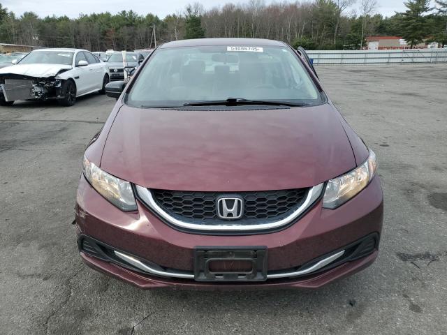 Sedans HONDA CIVIC 2014 Maroon