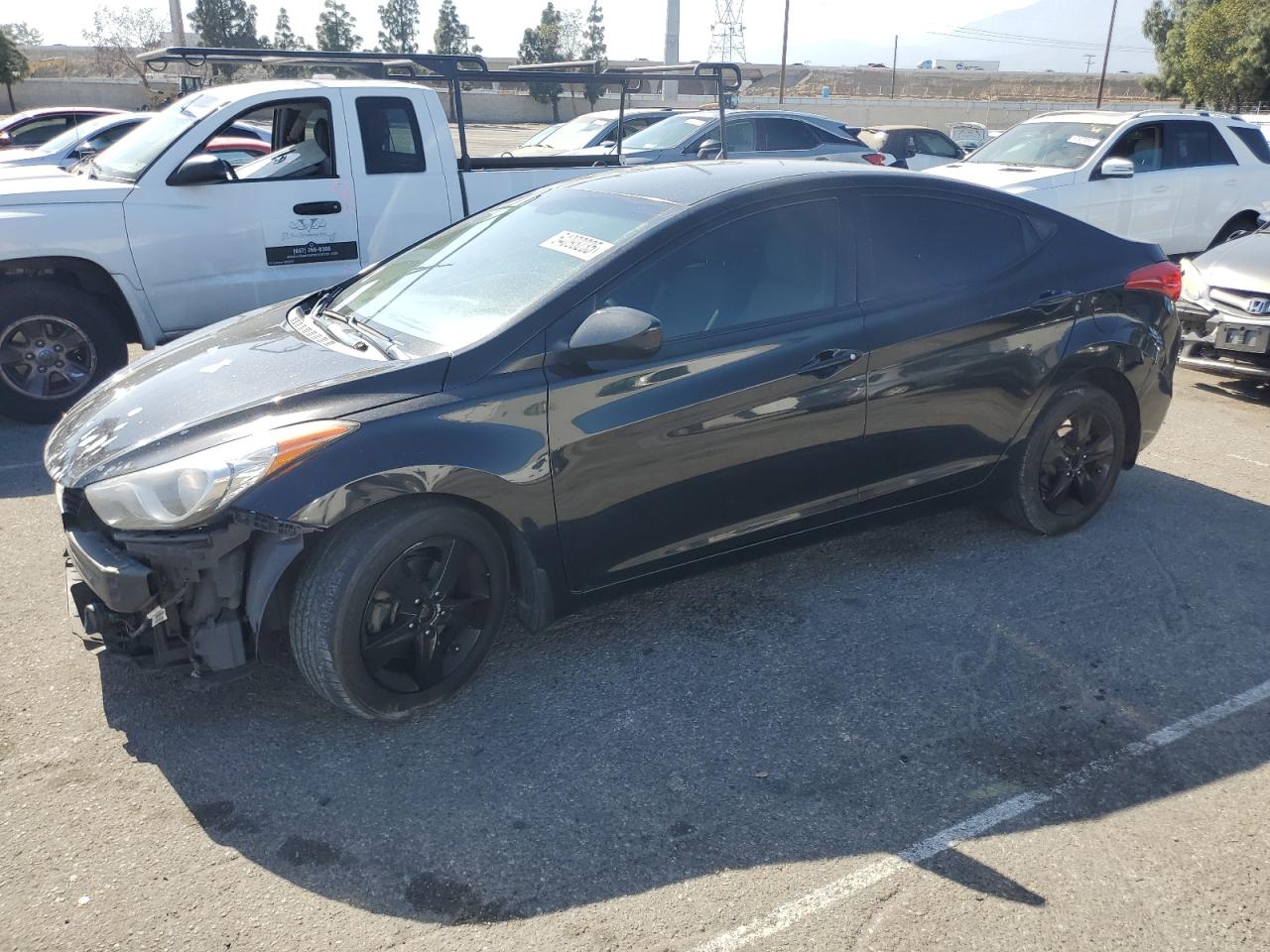2013 Hyundai Elantra Gls للبيع في Rancho Cucamonga، CA - Front End