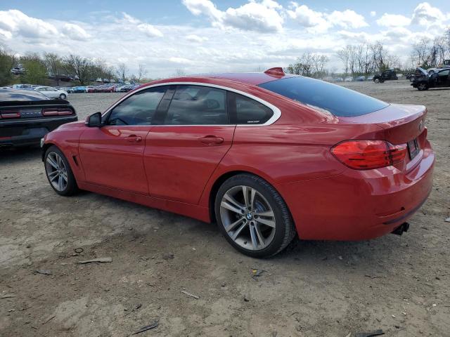  BMW 4 SERIES 2016 Czerwony
