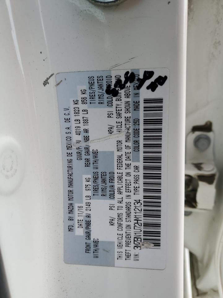 2017 Mazda 3 Sport VIN: 3MZBN1U72HM112134 Lot: 53496085