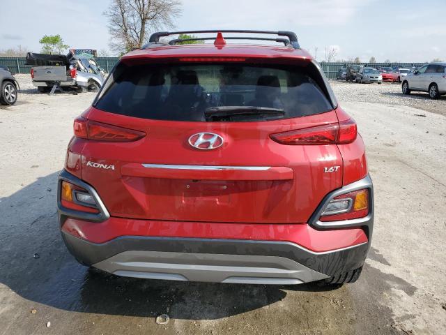  HYUNDAI KONA 2021 Червоний