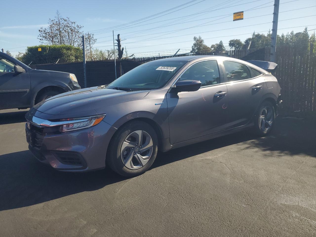 2020 Honda Insight Ex იყიდება San Martin-ში, CA - Rear End