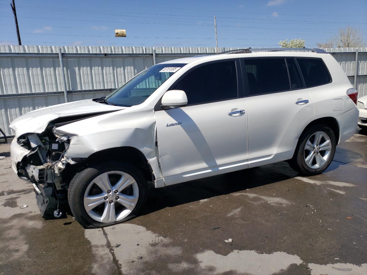 2010 Toyota Highlander Limited de vânzare în Littleton, CO - Front End