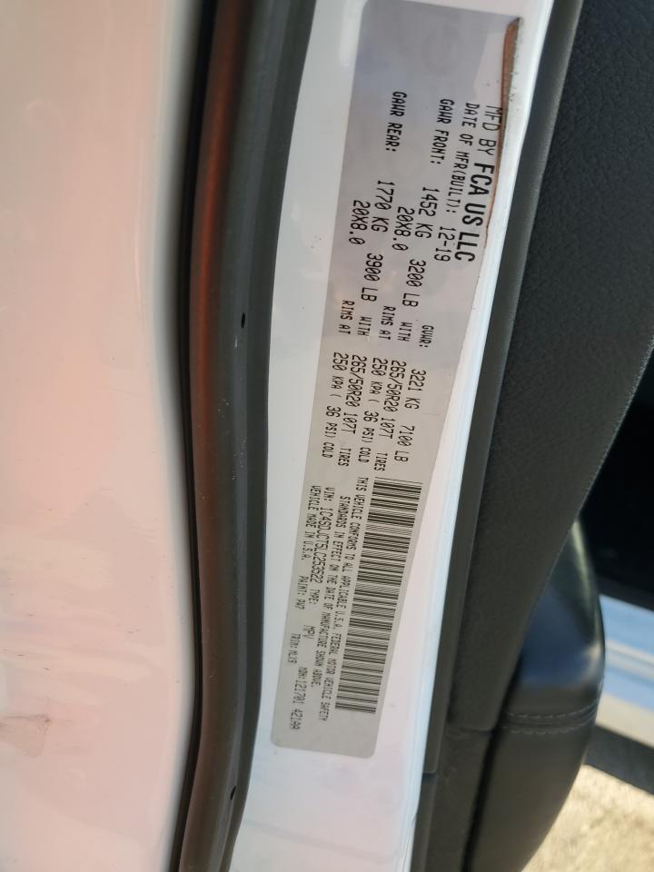 2020 Dodge Durango R/T VIN: 1C4SDJCT5LC253522 Lot: 53322805