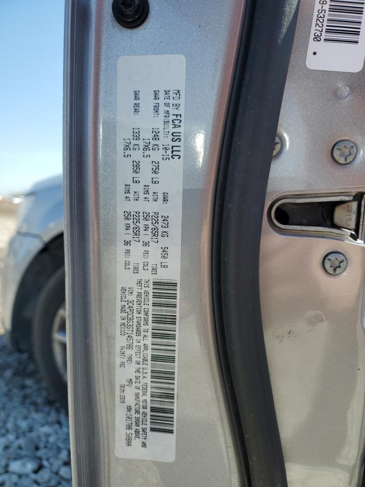 VIN: 3C4PDCBG3GT145786 2016 DODGE JOURNEY