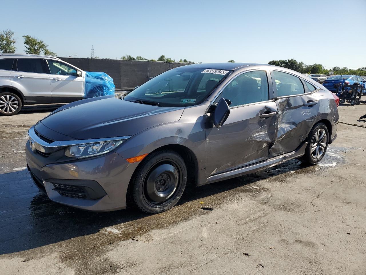 2018 Honda Civic Lx en Venta en Orlando, FL - Side