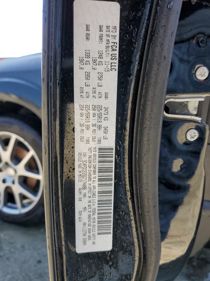 2016 Dodge Journey R/T VIN: 3C4PDCEG5GT174086 Lot: 50787975