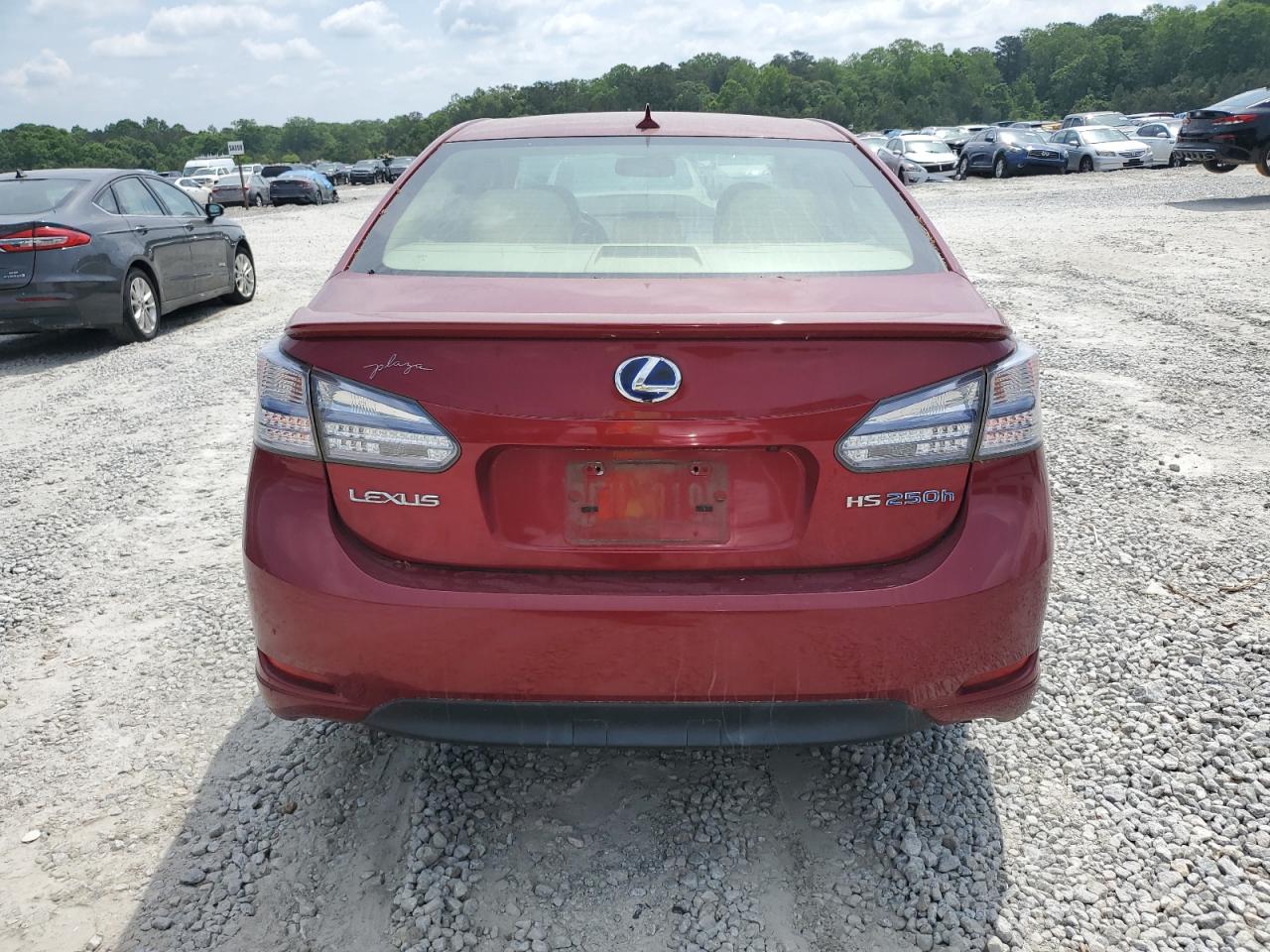 2010 Lexus Hs 250H VIN: JTHBB1BAXA2019030 Lot: 54541985
