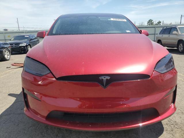  TESLA MODEL X 2023 Красный