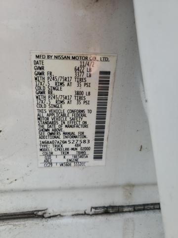 2006 NISSAN TITAN XE
