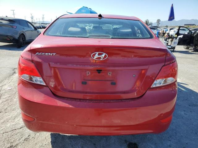 Sedans HYUNDAI ACCENT 2017 Czerwony