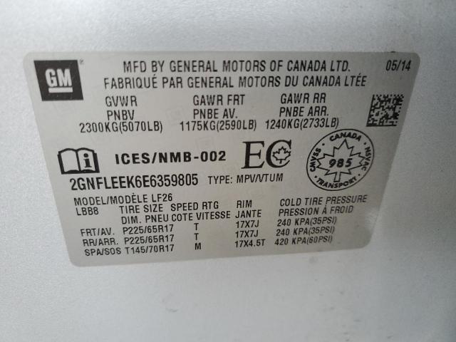 2014 CHEVROLET EQUINOX LS