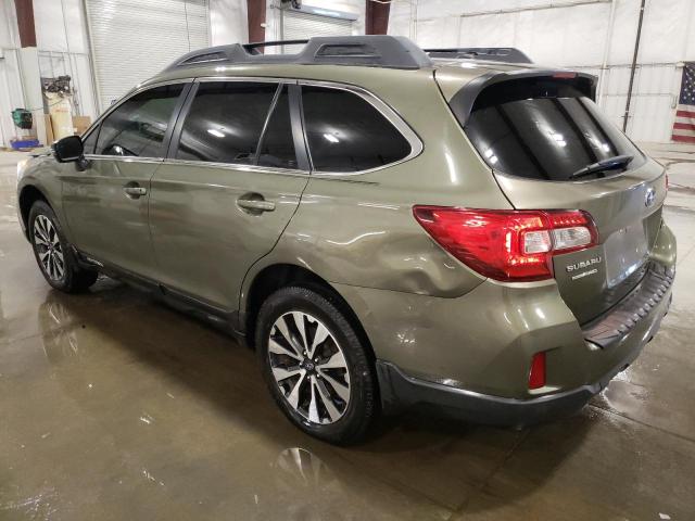  SUBARU OUTBACK 2015 Green