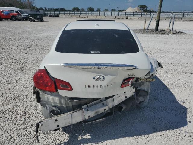  INFINITI G37 2012 White
