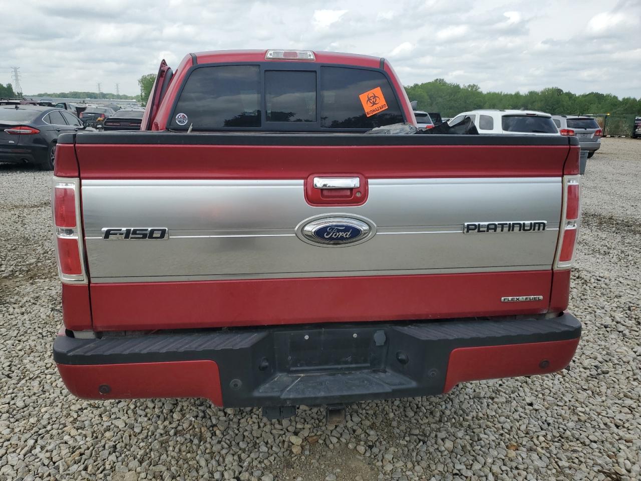 2011 Ford F150 Supercrew VIN: 1FTFW1EF8BFA58725 Lot: 54349485