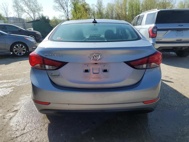  HYUNDAI ELANTRA 2016 Srebrny