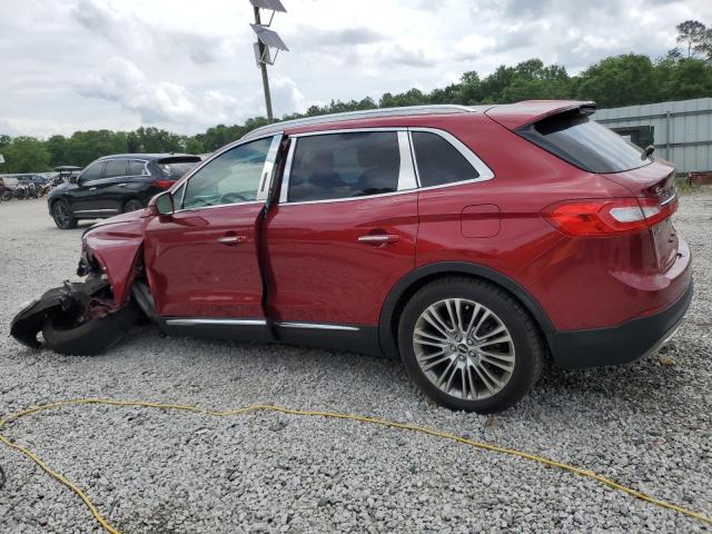  LINCOLN MKX 2016 Red