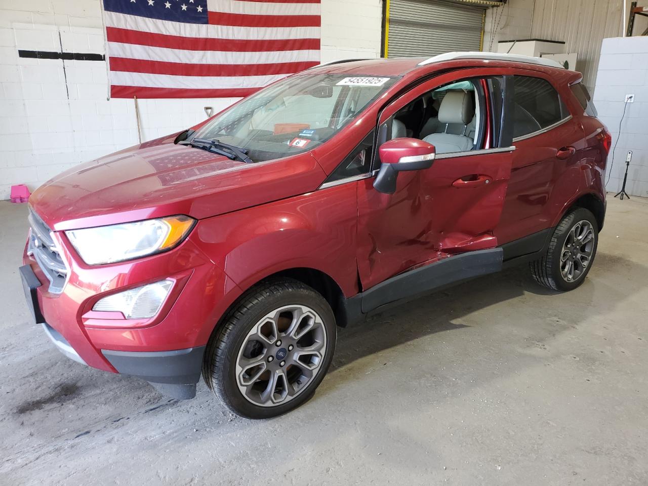 2019 Ford Ecosport Titanium de vânzare în Candia, NH - Side