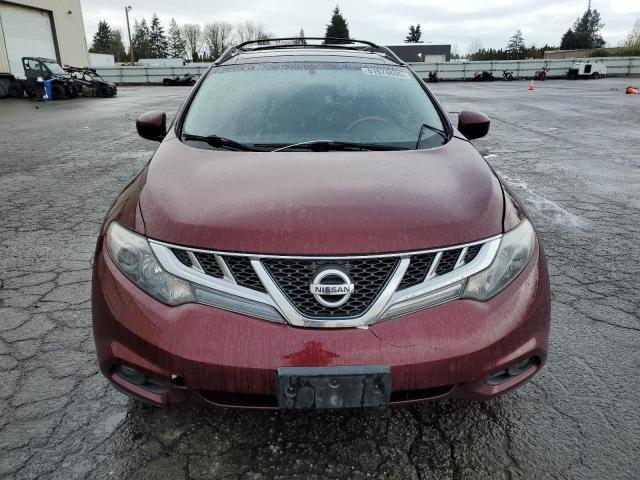  NISSAN MURANO 2012 Czerwony