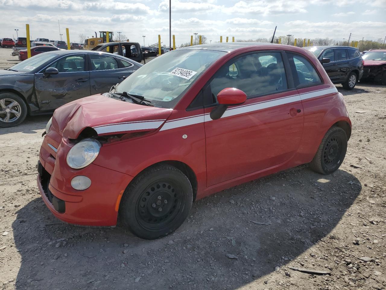 2013 Fiat 500 Pop de vânzare în Indianapolis, IN - Front End