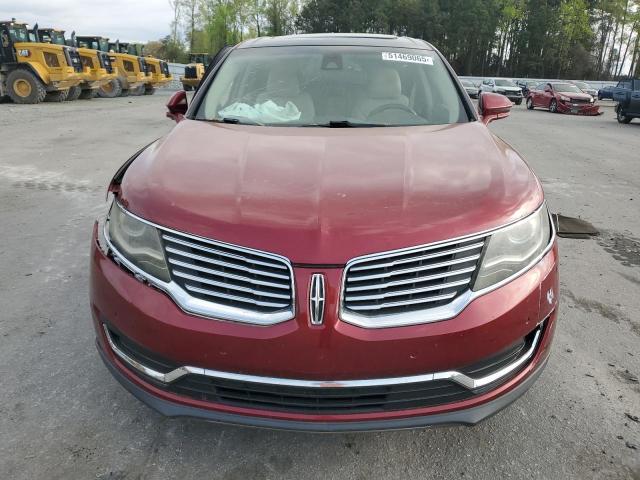  LINCOLN MKX 2016 Burgundy