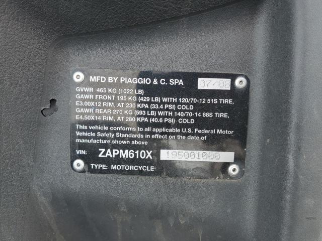 2009 PIAGGIO MP3 500