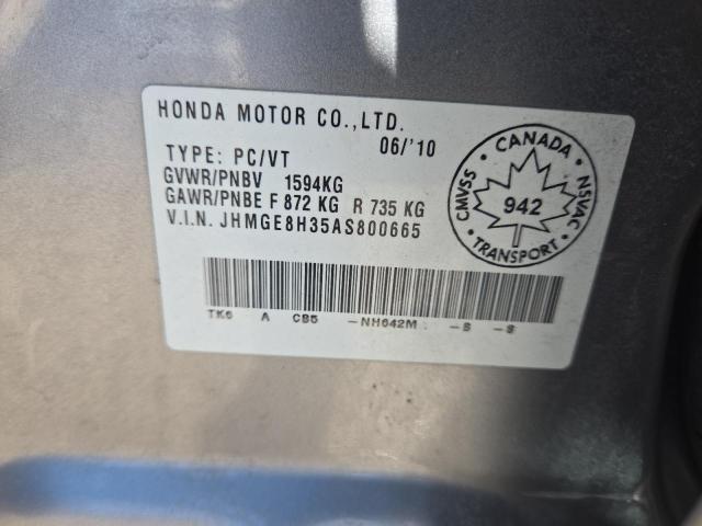 2010 HONDA FIT DX-A