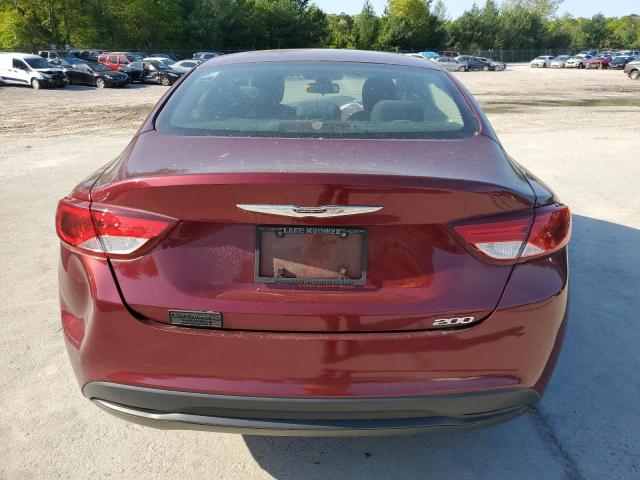 Sedans CHRYSLER 200 2017 Burgundy
