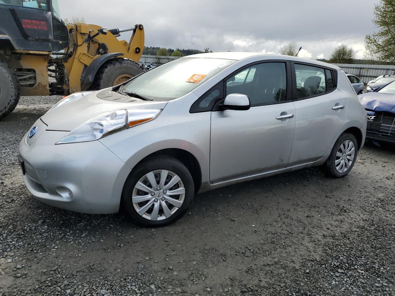 2013 Nissan Leaf S за продажба в Arlington, WA - Side