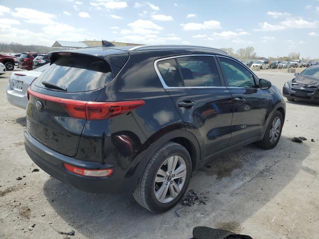  KIA SPORTAGE 2018 Чорний