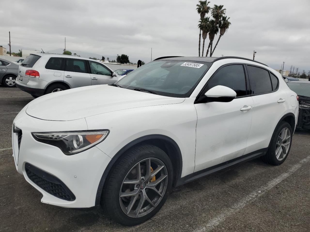2018 Alfa Romeo Stelvio Ti Sport na sprzedaż w Van Nuys, CA - Rear End