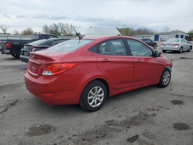  HYUNDAI ACCENT 2013 Czerwony