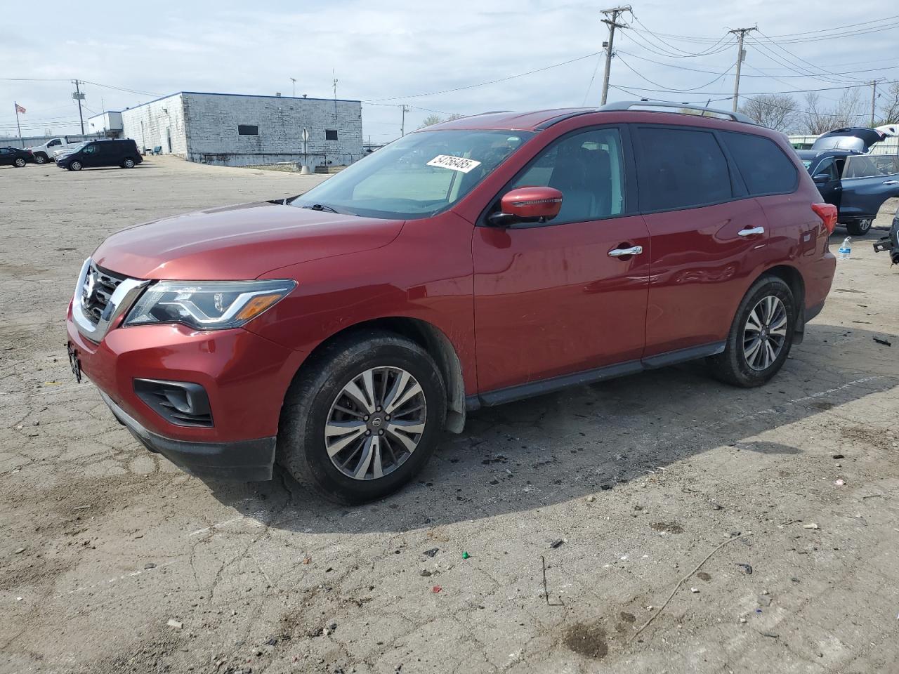 2017 Nissan Pathfinder S на продаже в Chicago Heights, IL - Rear End