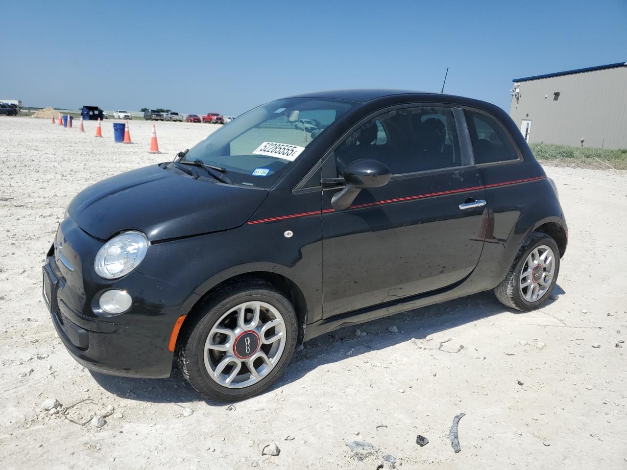 2012 Fiat 500 Pop de vânzare în Temple, TX - Front End
