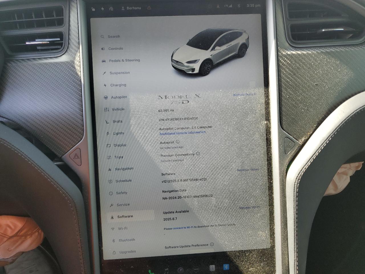 2018 Tesla Model X VIN: 5YJXCBE2XJF104526 Lot: 52934835