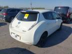 2017 NISSAN LEAF BLACK for sale at Copart CHESTER